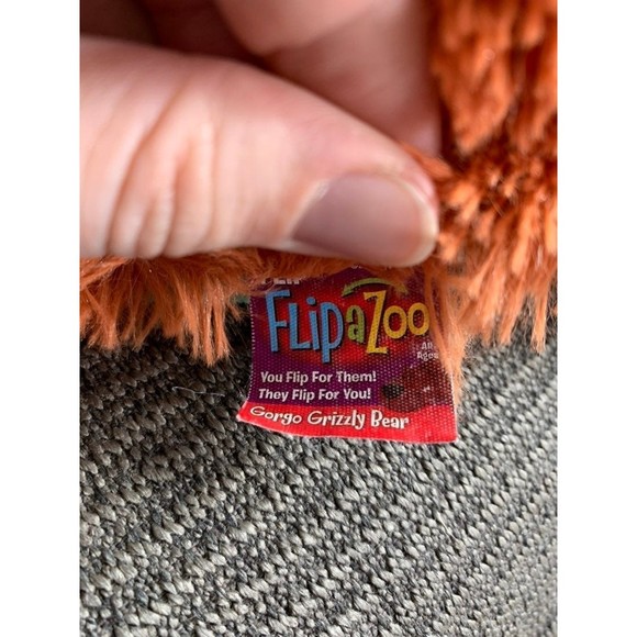 Flip A Zoo Alligator Bear Plush Stuffed Toy EUC - Picture 7 of 9